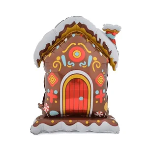 BALON FOLIOWY STOJĄCYCHATKA Z PIERNIKA NA BOŻE NARODZENIE 73X100CM - Balony i akcesoria BALON FOLIOWY STOJĄCYCHATKA Z PIERNIKA NA BOŻE NARODZENIE 73X100CM - Balony i akcesoria - miniaturka - grafika 1