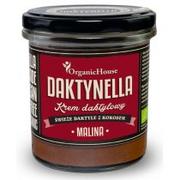 Słodkie kremy i masła - Organic House Krem daktylowy Daktynella malina BIO - OrganicHouse - 280g 06500 - miniaturka - grafika 1