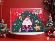 Ozdoby bożonarodzeniowe - Świąteczny KALENDARZ ADWENTOWY - pluszowe zwierzatka zawieszki ZA5857 - miniaturka - grafika 1