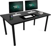 Biurka gamingowe - Biurko gamingowe MARCO GAME BIG 160x80cm Czarne - miniaturka - grafika 1