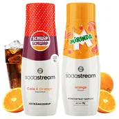 Syropy i koncentraty owocowe - Zestaw syropów saturator Sodastream Shwip Shwap Cola Pomarańcza + Mirinda - miniaturka - grafika 1