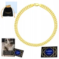 Bransolety męskie - Bransoletka Złota Męska Rombo Podwójna Pancerka Pełna Mocna Gruba 2,2 mm - miniaturka - grafika 1