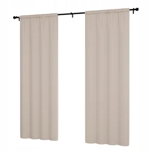 Zasłona gotowa gładka 145x240 Zasłony matowe zasłonki gotowe salon wybór - Zasłony - miniaturka - grafika 1