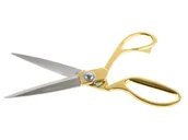 Nożyczki krawieckie - NOŻYCZKI Nożyce KRAWIECKIE Złote STALOWE Do Tkanin Procesjonalne 26cm N10 - miniaturka - grafika 1