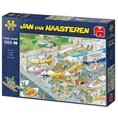 Puzzle - Jumbo Jan Van Haasteren, puzzle Blokada na rzece - miniaturka - grafika 1