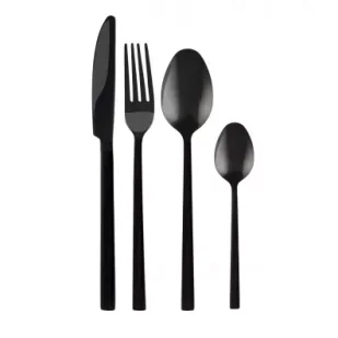 Kulig Komplet sztućców Piano black w pudełku 29491 24 szt. - Zestawy sztućców - miniaturka - grafika 1