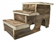 Akcesoria dla gryzoni - Panama Pet Domek pod schodami dla gryzoni, drewniany, 29x18x18cm - miniaturka - grafika 1