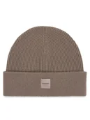 Czapki damskie - Calvin Klein Czapka Chunky K60K612584 Beżowy - miniaturka - grafika 1