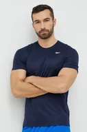 Koszulki męskie - Reebok t-shirt treningowy Tech kolor granatowy gładki - miniaturka - grafika 1