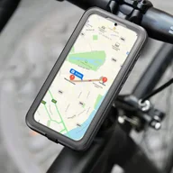 Etui i futerały do telefonów - Etui wodoodporne IP68 360+ pasek do Galaxy A55 5G Czarne - miniaturka - grafika 1