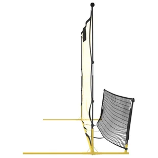 Rebounder piłkarski, czarno-żółty, 183x85x120 cm, poliester Lumarko! - Piłka nożna - miniaturka - grafika 5