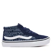 Buty dla chłopców - Tenisówki Vans SK8-Mid Reissue VN000CZ4BLU1 Granatowy - miniaturka - grafika 1