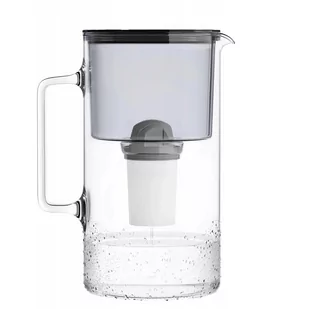 Wessper AquaClassic Crystalline 2,5L Czarny szklany dzbanek filtrujący - Dzbanki filtrujące - miniaturka - grafika 2