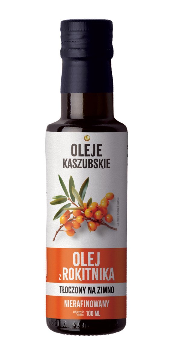 Oleje kaszubskie, olej z rokitnika tłoczony na zimno 100ml