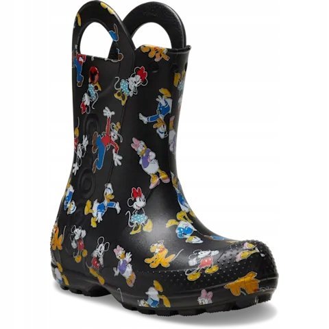 Crocs Dziecięce Lekkie Kalosze Gumowce Handlle Mickey Friends Boot 23-24