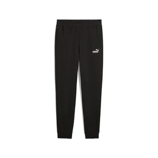 Męskie Spodnie PUMA ESS NO. 1 LOGO SLIM SWEATPANTS FL CL 68264201 – Czarny - Spodnie męskie - miniaturka - grafika 1