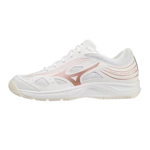 Buty do piłki ręcznej dziecięce Mizuno Stealth Star C białe X1GC2107K36 37 eu - Piłka ręczna - miniaturka - grafika 1
