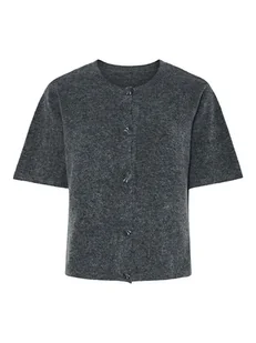 Pieces Kardigan "Pcjiko" w kolorze antracytowym - Swetry damskie - miniaturka - grafika 1