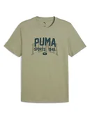 Koszulki męskie - Puma Koszulka w kolorze khaki - miniaturka - grafika 1