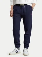 Spodnie sportowe męskie - Polo Ralph Lauren Spodnie dresowe 710793939003 Granatowy Relaxed Fit - miniaturka - grafika 1