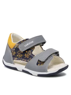 Geox Sandały B S. Tapuz B. B B250XB 0BCAW C1F2Q Szary - Buty dla chłopców - miniaturka - grafika 1