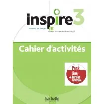 Inspire 3. Ćwiczenia + Kod (ćwiczenia online) - Książki do nauki języka francuskiego - miniaturka - grafika 1