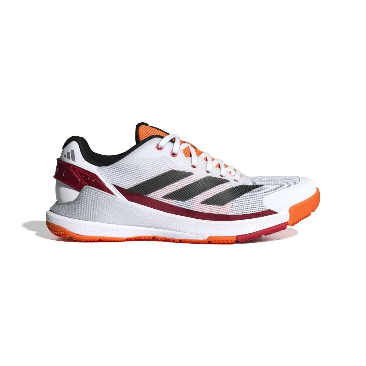 Męskie buty do padla adidas Crazyquick Lightstrike Padel Shoes Ftwr White/Core Black/Lucid Orange EUR 43 1/3