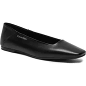 Baleriny - Calvin Klein Skórzane baleriny - miniaturka - grafika 1