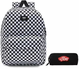 Vans Plecak Old Skool Check Klasyczny Pojemny Sportowy Szkolny Miejski - Plecaki szkolne i tornistry - miniaturka - grafika 40