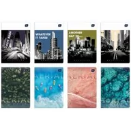 Zeszyty szkolne - Inter-druk Zeszyt szkolny kratka A5 80 kartek mix wzorów VI7354 - miniaturka - grafika 1