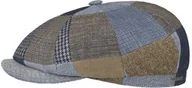 Czapki męskie - Kaszkiet Hatteras Laughlin by Stetson, brązowo-niebieski, S (54-55 cm) - miniaturka - grafika 1
