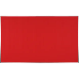 ekoTAB Tablica tekstylna ekoTAB w aluminiowej ramie, 200x120 cm, czerwona 535122 - Tablice i flipcharty - miniaturka - grafika 1