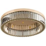 Lampy sufitowe - Kryształowa lampa sufitowa ABIGALI-GLAMOUR-50CM LED 30W złota - miniaturka - grafika 1
