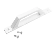 Zawiasy, okucia i inne akcesoria - (Biały) Klamka prosta z aluminium Klamka do drzwi przesuwnych lub uchylnych 198 x 25 x 40 mm Funkcjonalna i wygodna klamka prosta - miniaturka - grafika 1