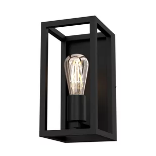 Luminex Frame 6692 kinkiet lampa ścienna 1x60W E27 czarny - Lampy ścienne - miniaturka - grafika 1