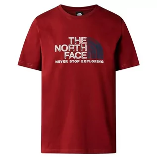 Koszulki sportowe męskie - THE NORTH FACE Rust 2 Koszulka Iron Red M - grafika 1