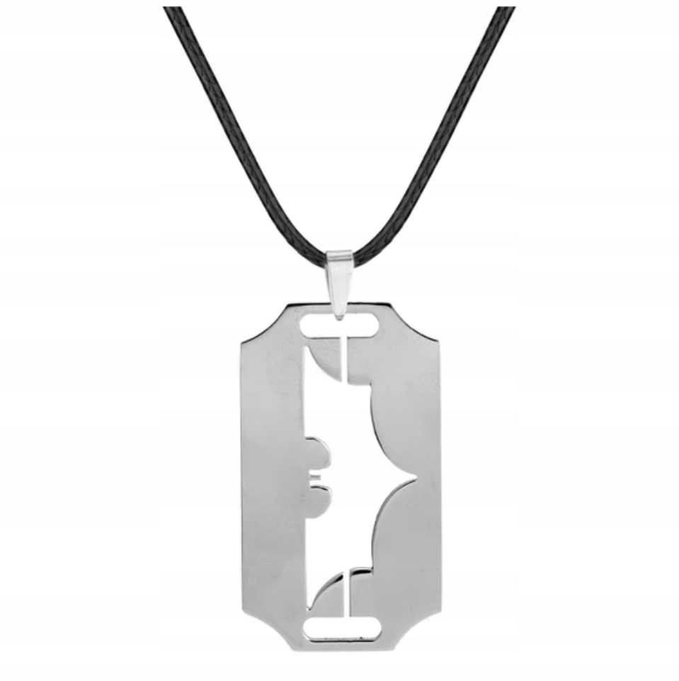 Naszyjnik wisiorek Batman DC żyletka prezent streetwear