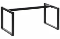 Inne meble biurowe - Stelaż metalowy do stolika NY-L03 z regulacją długości belki 80-130 x szer. 50x wys. 42 cm, kolor czarny - miniaturka - grafika 1