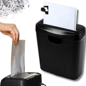 Niszczarki - NISZCZARKA DOKUMENTÓW do papieru MOCNA biurowa AUTOMATYCZNA kosz - MOCNA - miniaturka - grafika 1