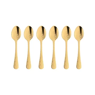 Komplet Łyżeczek Do Herbaty Złotych 6 Sztuk Antique Gold Villa Italia - Zestawy sztućców - miniaturka - grafika 1