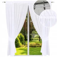 Firany - Firana gotowa gładka 220x300 firany białe łapacz snów firanki gładkie salon - miniaturka - grafika 1