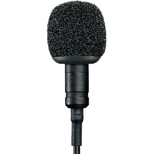 Shure MVL-3,5 mm przypinany mikrofon kondensatorowy lavalier z wejściem jack 3,5 mm do mobilnego nagrywania za pomocą smartfona lub tabletu MVL-3.5MM - Mikrofony estradowe - miniaturka - grafika 1
