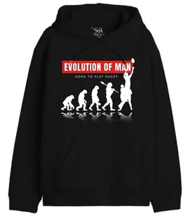 Republic Of California "Evolution of rugby" UXREPCZSW030 Bluza męska, czarna, rozmiar L, czarny, XXL - Bluzy męskie - miniaturka - grafika 1