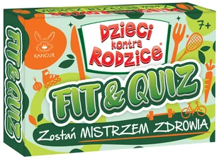 Dzieci kontra Rodzice. Fit & Quiz Kangur - gra - Gry planszowe - miniaturka - grafika 1