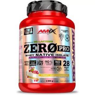 AMIX ZeroPro Protein 1000 g Podwójna Czekolada - Odżywki białkowe - miniaturka - grafika 1