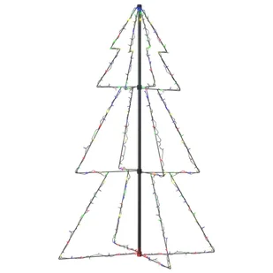 vidaXL Ozdoba świąteczna w kształcie choinki, 200 LED, 98x150 cm - Ozdoby bożonarodzeniowe - miniaturka - grafika 1