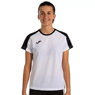 Koszulki i topy damskie - Joma Eco Championship T-shirt damski z krótkim rękawem, czarno-biały, L - miniaturka - grafika 1