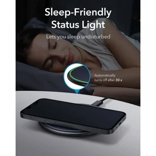 ESR HALOLOCK MAGNETIC MAGSAFE WIRELESS CHARGER MIDNIGHT BLUE - Ładowarki do telefonów - miniaturka - grafika 4