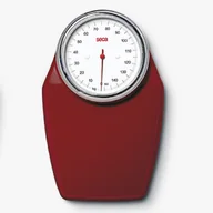 Meble i wyposażenie gabinetów medycznych - SECA 760 colorata / winna czerwień Waga mechaniczna osobowa - miniaturka - grafika 1