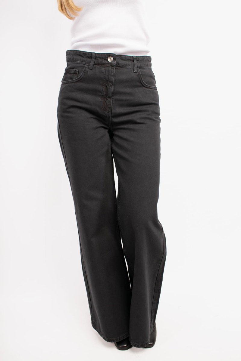 Spodnie damskie Patrizia Pepe 2P1624 D090 szary - Pants: 28